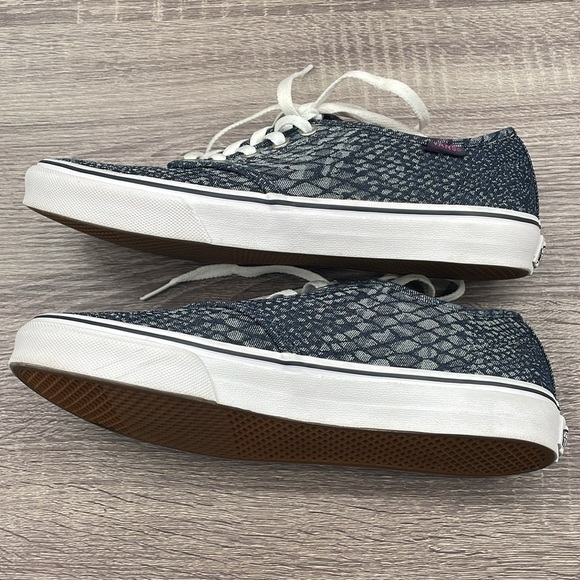 Vans 2017 Collection 9 Camden Stripe Snake Jacquard Navy Sneakers. - Picture 11 of 12